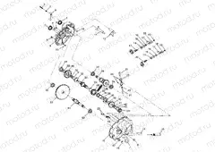 GEARCASE XPRESS 300 W969530 and XPRESS 400 W969540 (4935923592D001) | GEARCASE XPRESS 300 W969530 and XPRESS 400 W969540 (4935923592D001)
