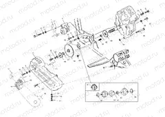 GEARCASE/BRAKE and CHAIN COVER MOUNTING - A99AE50DA (4949204920c013) | GEARCASE/BRAKE and CHAIN COVER MOUNTING - A99AE50DA (4949204920c013)