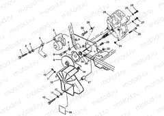 GEARCASE/BRAKE MOUNTING Magnum 2X4 W98AA42A (4945524552B014) | GEARCASE/BRAKE MOUNTING Magnum 2X4 W98AA42A (4945524552B014)
