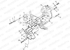 GEARCASE/BRAKE MOUNTING Trail Boss W968527 (4935883588B013) | GEARCASE/BRAKE MOUNTING Trail Boss W968527 (4935883588B013)