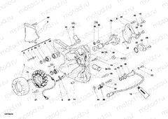 GENERATOR COVER - WATER PUMP » COOLING SYSTEM