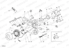 GENERATOR COVER - WATER PUMP » COOLING SYSTEM