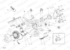 GENERATOR COVER - WATER PUMP » COOLING SYSTEM