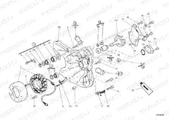 GENERATOR COVER - WATER PUMP » COOLING SYSTEM