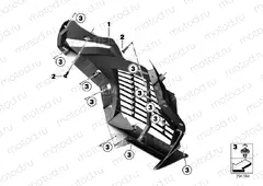 Grill trim, plastic