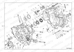 HALF-CRANKCASES PAIR [MOD:1299S;XST:AUS,EUR,FRA,JAP,TWN]