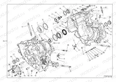 HALF-CRANKCASES PAIR [MOD:1299;XST:JAP]