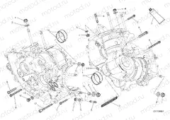 HALF-CRANKCASES PAIR [MOD:959,959 AWS]