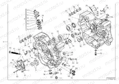 HALF-CRANKCASES PAIR [MOD:HYM 939]