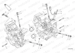 HALF-CRANKCASES PAIR [MOD:HYM 939]