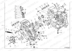HALF-CRANKCASES PAIR [MOD:HYM 950]