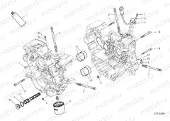 HALF-CRANKCASES PAIR [MOD:HYM 950]