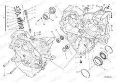 HALF-CRANKCASES PAIR [MOD:M 1200S]