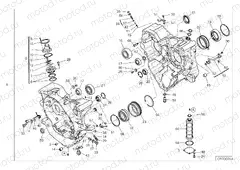 HALF-CRANKCASES PAIR [MOD:M1200S25]
