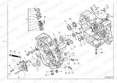 HALF-CRANKCASES PAIR [MOD:M821 STR]