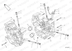 HALF-CRANKCASES PAIR [MOD:M821STEA]