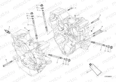 HALF-CRANKCASES PAIR [MOD:MS1200PP]
