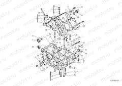 HALF-CRANKCASES PAIR [MOD:PANV4 SP,PANV4SPM]