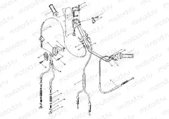 Hand Control Cable Assembly (4913491349013A) | Hand Control Cable Assembly (4913491349013A)