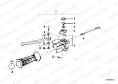 Handle unit left