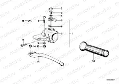 Handle unit left