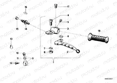 Handle unit left