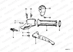 Handle unit left