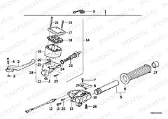 Handle unit, right