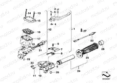 Handle unit, right