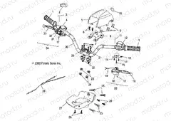 HANDLEBAR - A04FA09CA/CB (4987808780B11) | HANDLEBAR - A04FA09CA/CB (4987808780B11)