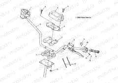 HANDLEBAR - A05BA25CA/CB (4994739473B02) | HANDLEBAR - A05BA25CA/CB (4994739473B02)