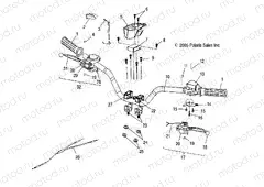 HANDLEBAR - A05KA09CA/CB (4999202399920239B13) | HANDLEBAR - A05KA09CA/CB (4999202399920239B13)