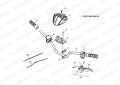 HANDLEBAR - A05PB20AA/AB/AC/AD (4999659965B14) | HANDLEBAR - A05PB20AA/AB/AC/AD (4999659965B14)