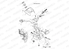 HANDLEBAR and HEADLIGHT POD - A04CH68AK/AL/AN/AO (4987438743C01) | HANDLEBAR and HEADLIGHT POD - A04CH68AK/AL/AN/AO (4987438743C01)