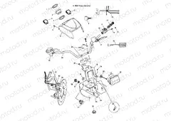 HANDLEBAR and HEADLIGHT POD - A04CH68AP/AQ/AU/CU (4987468746C01) | HANDLEBAR and HEADLIGHT POD - A04CH68AP/AQ/AU/CU (4987468746C01)