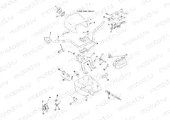 HANDLEBAR and HEADLIGHT POD - A05JD50AA/AB/AC (4995189518C05) | HANDLEBAR and HEADLIGHT POD - A05JD50AA/AB/AC (4995189518C05)