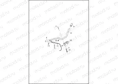 HANDLEBAR AND THROTTLE CONTROL - XL1200CX