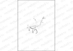 HANDLEBAR AND THROTTLE CONTROL - XL883L, XL1200X, XL1200XS