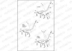 HANDLEBAR AND THROTTLE CONTROL - XL883L, XL883N, XL1200CX, XL1200NS, XL1200T, XL1200X, XL1200XS, 1200X ANX