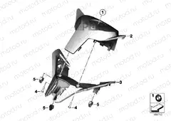 Handlebar cover, center