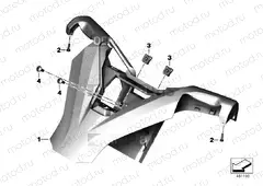 Handlebar cover, top