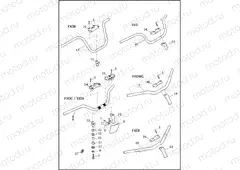 HANDLEBAR - FLD, FXDB, FXDC, FXDF, FXDL, FXDWG