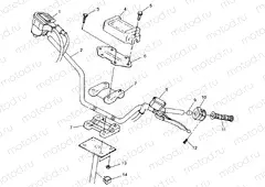 HANDLEBAR Sport 400L W98BA38C (4947234723B006) | HANDLEBAR Sport 400L W98BA38C (4947234723B006)
