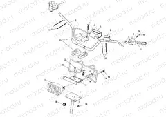 HANDLEBAR/HEADLIGHT - A01BA50AA (4963716371B005) | HANDLEBAR/HEADLIGHT - A01BA50AA (4963716371B005)