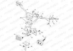 HANDLEBAR/HEADLIGHT - W98BC50A (4944994499b009) | HANDLEBAR/HEADLIGHT - W98BC50A (4944994499b009)