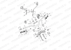 Handlebars, Top Yoke & Mirrors