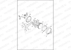 HEADLAMP - FLDE, FLHC, FLHCS, FLSB, FLSL