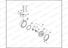 HEADLAMP - FXRP WINDSHIELD