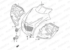 HEADLAMP HOUSING