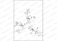 HEADLAMP - XL883L, XL883N, XL1200CX, XL1200T, XL1200X, XL1200XS, 1200X ANX (2 OF 2)